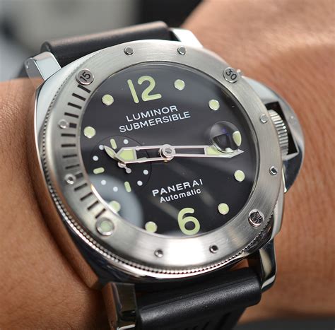 panerai automatic watch military|panerai submersible 44mm.